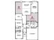 This spacious floorplan features a study, three bedrooms, a two-car garage, and an open concept kitchen, dining, and great room at 912 Inlet Keys St., Murrells Inlet, SC 29576
