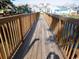 Wooden bridge over water, offering a scenic view at 916 Charles St., North Myrtle Beach, SC 29582