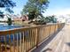 Wooden bridge over water with views of the surrounding community at 916 Charles St., North Myrtle Beach, SC 29582