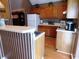 Cozy kitchen featuring breakfast bar and white appliances at 916 Charles St., North Myrtle Beach, SC 29582