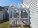 Covered patio attached to house with outdoor seating at 916 Charles St., North Myrtle Beach, SC 29582