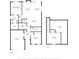 Detailed floor plan showing room dimensions and layout of the home at 962 Witherbee Way, Little River, SC 29566