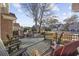 Relaxing outdoor deck featuring Adirondack chairs, perfect for enjoying the peaceful neighborhood views at 9628 Indigo Creek Blvd., Murrells Inlet, SC 29576