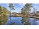 Scenic water view overlooking a serene lake and lush greenery, perfect for nature lovers at 9628 Indigo Creek Blvd., Murrells Inlet, SC 29576