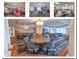 A collage showing the clubhouse lounge, cinema, pool table and games room at 9650 Shore Dr. # 2007, Myrtle Beach, SC 29572