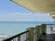 Balcony overlooking the ocean at 9994 Beach Club Dr. # 2403, Myrtle Beach, SC 29572