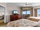 Comfortable bedroom with two beds, dresser and beach views from the balcony at 9994 Beach Club Dr. # 2403, Myrtle Beach, SC 29572