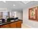 Modern kitchen with a granite countertop and stylish finishes at 9994 Beach Club Dr. # 2403, Myrtle Beach, SC 29572
