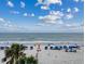 Expansive beach view, featuring crystal blue waters, soft sand, and picturesque skyline at 1012 N Waccamaw Dr. # 301, Garden City Beach, SC 29576
