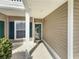 Inviting porch with a welcome mat at the entrance, providing a warm and friendly greeting at 1041 True Blue Dr. # 37A, Pawleys Island, SC 29585