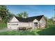 Charming single-Gathering home featuring stone accents and a well-kept lawn at 1061 Edenton Dr., Calabash, NC 28467