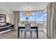 Dining area featuring lots of light and beautiful views at 107 S Ocean Blvd. # 1001, Myrtle Beach, SC 29577