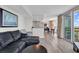 Open-concept living room featuring modern decor and scenic views at 107 S Ocean Blvd. # 1001, Myrtle Beach, SC 29577