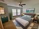 Bright bedroom with modern furnishings, a large bed, and soft, neutral tones at 109 Old Town Way # 4, Myrtle Beach, SC 29588