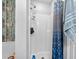This bathroom features a shower with tiled walls and a modern showerhead at 1108 Blue Juniper Ct., Conway, SC 29527