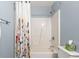 Standard bathroom showcasing the tub and shower combo with modern shower head at 1108 Blue Juniper Ct., Conway, SC 29527