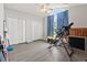 Spacious bedroom boasts lots of natural light, two closets and light colored walls at 1108 Blue Juniper Ct., Conway, SC 29527