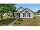 Charming single-story home features a manicured lawn and inviting front porch perfect for relaxing outdoors at 1108 Blue Juniper Ct., Conway, SC 29527