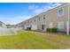 Large grassy backyard for townhome offers outdoor living and play space at 1123 Fairway Ln. # 1123, Conway, SC 29526