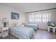 Comfortable bedroom featuring twin beds, light wood floors, coastal decor, and natural light from window at 1184 Parker Dr., Pawleys Island, SC 29585