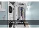 Convenient laundry area with stacked washer and dryer plus built-in storage at 1210 N Waccamaw Dr. # 1008, Garden City Beach, SC 29576