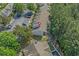 Overhead view highlighting the townhome's proximity to lush greenery and community amenities at 1249 Shoebridge Dr. # 1249, Myrtle Beach, SC 29579