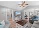 Open-concept design seamlessly connects the living room, dining area, and kitchen for modern living at 1396 Highway 129, Galivants Ferry, SC 29544