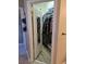 Walk-in closet featuring ample storage space with shelving and hanging racks at 1717 Perdiz Covey Ct., Myrtle Beach, SC 29588