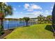 A spacious backyard overlooking a serene lake, perfect for relaxation and recreation at 179 Hyacinth Loop, Murrells Inlet, SC 29576