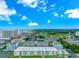 Panoramic aerial view highlighting the coastal community and nearby golf course at 191 Maison Dr. # B-323, Myrtle Beach, SC 29572