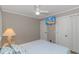 Bedroom with a full bed and a flat-screen television at 191 Maison Dr. # B-323, Myrtle Beach, SC 29572