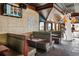 Cozy dining area with booths, tables, and Halloween decorations at 201 N Ocean Blvd. # 2536, Myrtle Beach, SC 29572