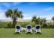 Enjoy relaxing on these lounge chairs on the lawn overlooking the ocean from this resort hotel at 201 N Ocean Blvd. # 2536, Myrtle Beach, SC 29572