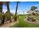 The picnic area with tables and umbrellas provides a nice place to relax and enjoy the ocean view at 201 N Ocean Blvd. # 2536, Myrtle Beach, SC 29572