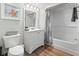 Bathroom featuring a bathtub-shower combo and a single sink vanity at 205 74Th Ave. N # 1104, Myrtle Beach, SC 29572