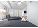 Bedroom featuring two beds with neutral décor and mounted television at 205 74Th Ave. N # 1104, Myrtle Beach, SC 29572