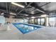 Indoor pool area with ocean view from lounge chairs at 205 74Th Ave. N # 1104, Myrtle Beach, SC 29572