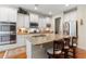 Modern kitchen featuring granite countertops, stainless steel appliances, and ample cabinet space at 2089 Suncrest Dr., Myrtle Beach, SC 29577