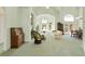 Bright and airy living room featuring vaulted ceilings and a fireplace at 220 Waterfall Circle, Little River, SC 29566