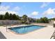 Community pool with lounge chairs and umbrellas, perfect for relaxation and recreation at 220 Waterfall Circle, Little River, SC 29566