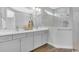 Bright bathroom featuring a double vanity, frameless shower, and modern fixtures at 2525 Watershed Way, Longs, SC 29568