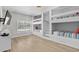 ' bedroom with built-in bunk beds, natural light and light wood floors at 4206 S Ocean Blvd., North Myrtle Beach, SC 29582