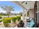 Inviting front porch with comfortable seating and decorative landscaping, offering a relaxing outdoor space at 4246 Livorn Loop, Myrtle Beach, SC 29579