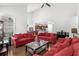 Spacious living room features tall ceilings, lots of seating, and an open floorplan at 4246 Livorn Loop, Myrtle Beach, SC 29579