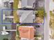 Aerial view showcasing the home's location on the water with a private dock and community at 48 Sw Wilmington St., Ocean Isle Beach, NC 28469