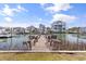 Scenic dock with views of the waterfront homes and serene canal at 48 Sw Wilmington St., Ocean Isle Beach, NC 28469