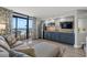 Wet bar, stainless fridge, and an ocean view balcony at 4800 S Ocean Blvd. # 420, North Myrtle Beach, SC 29582