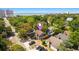 Aerial view highlighting the home's close proximity to the beach and local roads at 607 A 28Th Ave. S, North Myrtle Beach, SC 29582