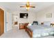 Bedroom with flatscreen TV, furnishings, and closet at 607 A 28Th Ave. S, North Myrtle Beach, SC 29582