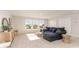 Comfortable living room with a large sectional sofa, natural light, and stylish decor at 631 Fair Feather Ct., Myrtle Beach, SC 29588